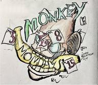 Character:monkey GAME:MONKEY_MONDAYS artist:goingNowherefast streamer:joel // 1280x1104 // 857.5KB