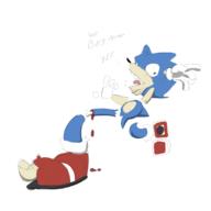 artist:johnithanial corruptions game:Sonic_Adventure_DX sanic streamer:vinny // 1200x1200 // 408.7KB