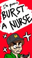 artist:robutt_fanaticism game:bloodborne nurse streamer:vinny vinesauce // 1080x1920 // 667.0KB