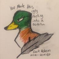 artist:Wyvernagon duck game:3d_movie_maker streamer:joel // 2048x2048 // 606.9KB