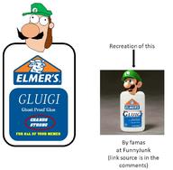 Elmer Glue artist:daltonacan dad derp ghost gluigi grand grand_dad luigi maymay meme memes streamer:joel // 659x644 // 213.7KB