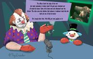 artist:tiny_crusader clown streamer:vinny // 1000x636 // 443.8KB
