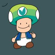 artist:ricardo64 game:super_mario_bros mario streamer:vinny toad vinetoad // 1200x1200 // 123.4KB
