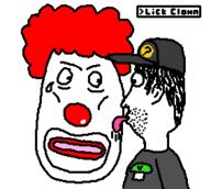 artist:LEKLO375 clown game:ai_dungeon streamer:vinny // 283x253 // 6.5KB