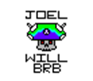 brb pixel_art streamer:joel vargshroom // 69x60 // 2.0KB