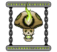 Halloween animated artist:coldlord fire pixel reference skull vinesauce vineshroom // 540x500 // 204.7KB