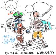 artist:forestmazeextendedtenhours game:Outer_Worlds game:outer_wilds hatsune_miku himbo streamer:vinny wildwood // 595x588 // 254.9KB