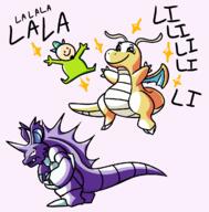 artist:jamkajoe dragonite fren game:pokemon nidoking streamer:joel // 1178x1197 // 247.0KB