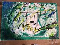 abstract artist:mrstookypants painting streamer:vinny vinesauce vineshroom // 2500x1875 // 3.7MB