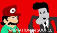 Grey_Leno artist:stevensauce flintstones mario streamer:vinny vinesauce_animated // 840x495 // 65.4KB