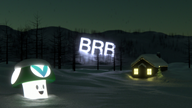 3d animated brb christmas glow night snow vinesauce vineshroom // 1920x1080 // 249.4KB