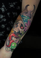 artist:Snuffles streamer:joel streamer:vinny tattoo vargshroom vineshroom // 720x1008 // 309.3KB