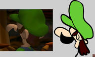 artist:Pancake corruptions game:Luigi's_Mansion gamecube luigi streamer:vinny // 824x500 // 151.1KB