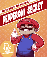 artist:pigbee game:super_mario_world pepperoni_secret streamer:vinny // 817x1000 // 445.1KB