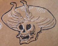 artist:Louas skull streamer:joel vargshroom vargskelethor vineshroom // 400x315 // 257.3KB