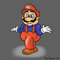 artist:fenixseraph game:Super_Mario_Bros:_Great_Mission game:super_mario_bros mario streamer:vinny // 1000x1000 // 178.2KB