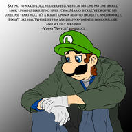 artist:brandanvh game:Mario_and_Luigi_Superstar_Saga luigi streamer:vinny // 1000x1000 // 408.5KB