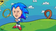 artist:krilley bill_clinton game:mario_paint sonic streamer:joel // 1280x720 // 48.8KB