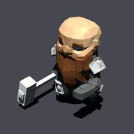 3d animated artist:Veo game:dwarf_fortress low_poly streamer:joel // 500x500 // 1.0MB
