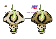 artist:coldlord fire pixel reference skull vinesauce vineshroom // 710x500 // 14.9KB