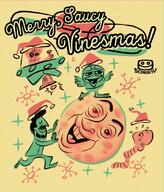 artist:SCREENONYMOUS christmas gnorts meat moon scoot streamer:vinny the_beatles // 922x1080 // 290.4KB