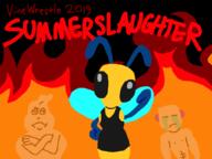 American_Hornet Ghost_Johnson artist:UberKamek85 chat game:vinewrestle streamer:joel summer_slaughter vinewrestle // 1024x768 // 52.9KB