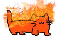 artist:Roastie flareon game:pokedraw nuclear_cat pokemon streamer:joel // 590x473 // 383.6KB