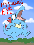 animated artist:daxerdoodle game:pokemon streamer:vinny totodile // 1000x1300 // 661.5KB