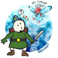 artist:Art_Chick79 game:ocarina_of_time streamer:jabroni_mike streamer:joel tag:FREN tag:fairy tag:jabroni_mike // 720x720 // 417.3KB