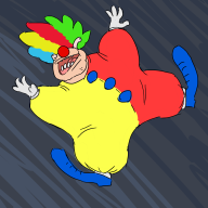 artist:thecake64 clown clowns game:costume_quest_2 streamer:vinny // 1500x1500 // 308.3KB