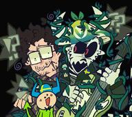 artist:lubluues fren streamer:jabroni_mike streamer:joel vargFren vargshroom // 987x876 // 805.1KB