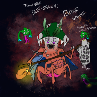 artist:nerobe colorful crazy creature monster streamer:vinny vinesauce // 1000x1000 // 1.0MB