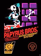 game:super_papyrus_bros game:undertale nes papyrus streamer:joel // 766x1050 // 726.3KB
