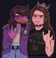 artist:slipperyloach fren game:deltarune streamer:joel susie // 924x952 // 334.8KB