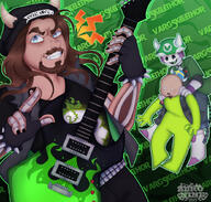artist:ZeroNine chat digital_art guitar streamer:joel vargFren // 1038x988 // 938.5KB