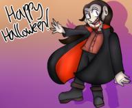 Halloween artist:GODUSOPP obligatory_vampire_joel streamer:joel // 1263x1039 // 407.6KB