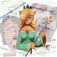artist:AbbyStabby chat game:Super_Mario_3D_All_Stars game:super_mario_galaxy kreygasm rosalina streamer:vinny // 1117x1110 // 1.6MB