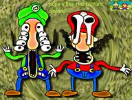 Beanario_and_Beanuigi artist:jonny game:Mario_and_Luigi_Superstar_Saga streamer:vinny // 1300x990 // 2.5MB