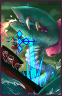 artist:amphibizzy game:earthbound jeff kraken ness paula poo streamer:vinny // 1100x1700 // 1.5MB