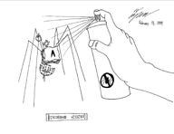 artist:vinchvolt game:super_paper_mario mimi spider spray_can streamer:vinny // 1776x1372 // 236.9KB