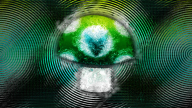 abstract fan_art green mushroom vineshroom // 1920x1080 // 4.3MB