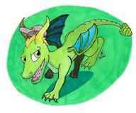 artist:ThatRandomAlix dragon game:Spyro game:Spyro_3 streamer:vinny traditional_art // 2066x1712 // 936.7KB