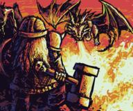 Zarcodia artist:ElQwerty dragon game:dwarf_fortress streamer:joel // 600x500 // 444.3KB