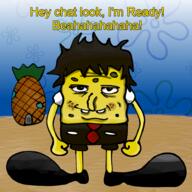 Vinnybob_Saucepant artist:obeymra game:spongebob:_battle_for_bikini_bottom streamer:vinny // 1000x1000 // 737.1KB