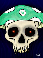 Game:kuon artist:vowelmovement character:Skull streamer:joel // 736x998 // 567.1KB