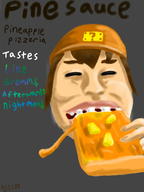 artist:bait1288 pineapple pizza streamer:vinny // 960x1280 // 145.3KB