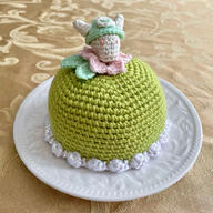 artist:misnova birthday cake crochet streamer:joel // 907x907 // 957.1KB