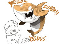 game:donkey_kong_country_tropical_freeze shark streamer:vinny yellow_shark // 2000x1500 // 784.0KB