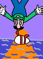 artist:samc egg game:luigi_floating_on_an_egg_over_the_sea game:super_mario_bros_2 speed_luigi streamer:vinny // 1024x1401 // 398.0KB