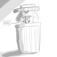 animated artist:QuadDuck streamer:vinny trashcan vineshroom // 1000x1000 // 571.0KB